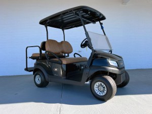 2023 Club Car Tempo 48 Volt Electric Golf Cart Saddle Seats 01